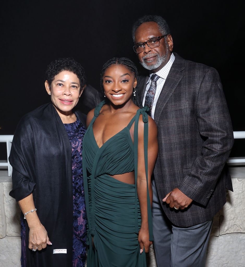 Simone and Adria were adopted by their grandparents, Nellie and Ronald Biles