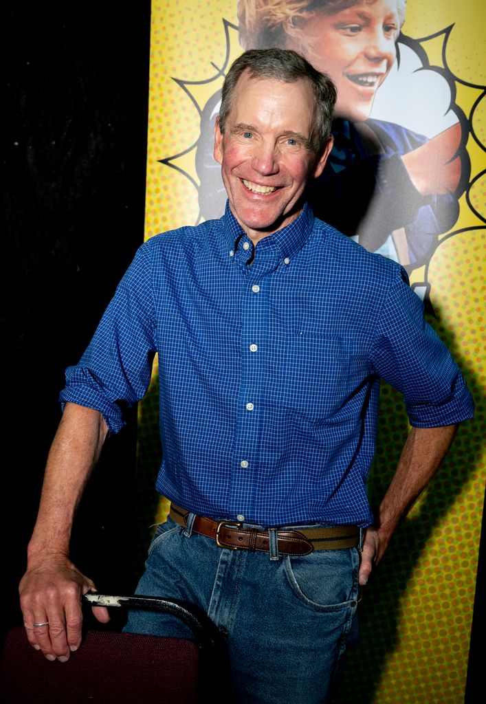 Peter Ostrum in blue shirt and jeans