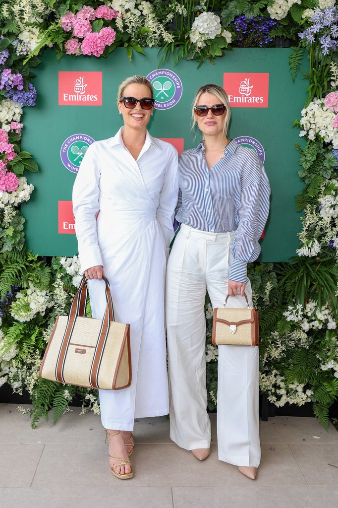 Amelia et Eliza Spencer à Wimbledon dans les tenues chics