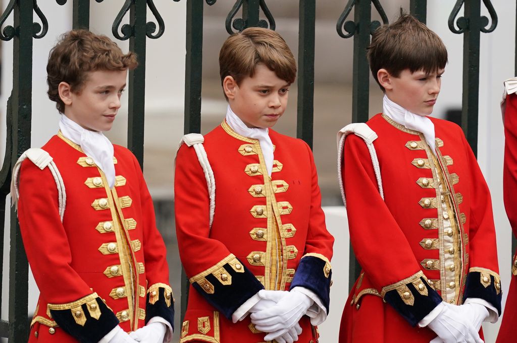 Prince and Princess Charlotte lead royal children at coronation