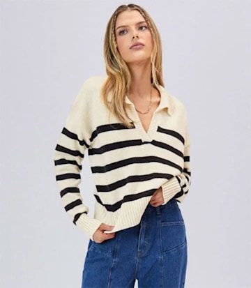 Cider striped top