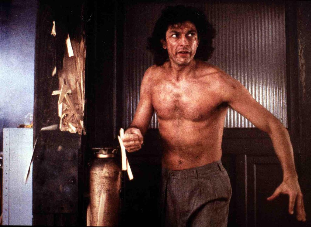 Kino. Die Fliege, Fly, The, Die Fliege, Fly, The, Jeff Goldblum Bei einem Selbstversuch unterlÃ¤uft Wissenschaftler Seth Brundle (Jeff Goldblum) ein entscheidener Fehler: Seine Gene werden mit der Molekularstruktur einer Fliege vermischt..., 1958. (Photo by FilmPublicityArchive/United Archives via Getty Images)