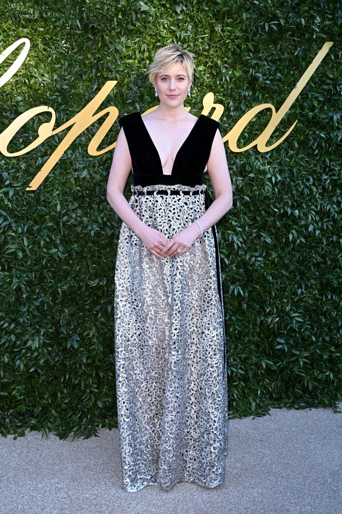 greta gerwig  chopard once upon a time dinner cannes 2024