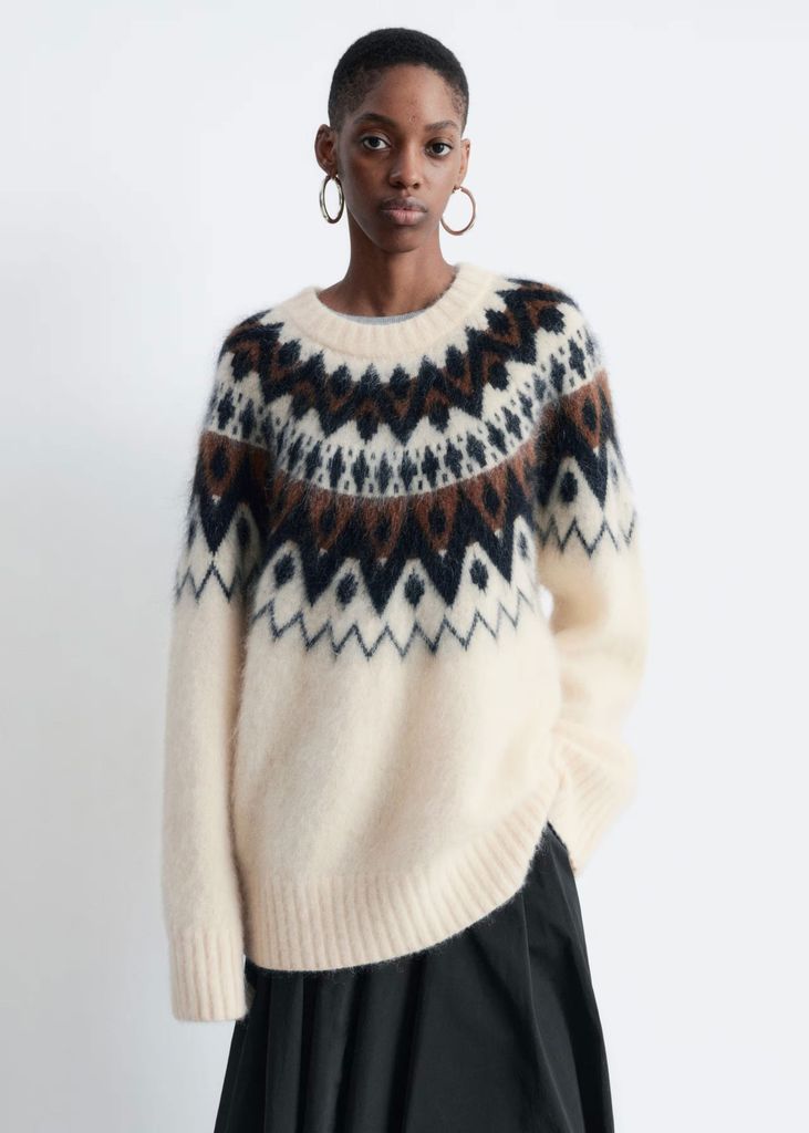 stories fair isle jumper