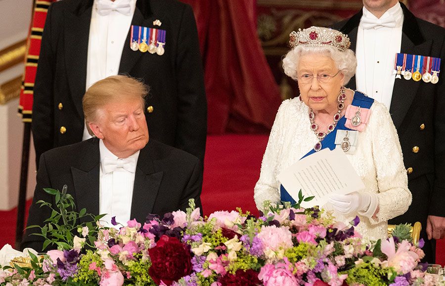 queen makes speech state banquet