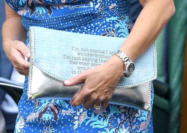 What made Duchess Sophie's Wimbledon clutch bag unexpectedly sassy? - Quora