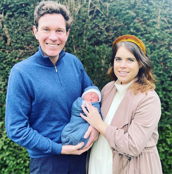 princess eugenie jack brooksbank with baby august