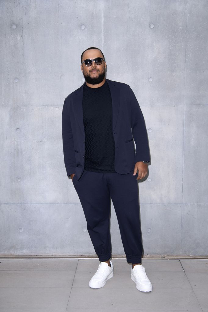 Connor Cruise at the Emporio Armani show, Front Row, Autumn Winter 2023, Milan Fashion Week, Italy - 23 Feb 2023