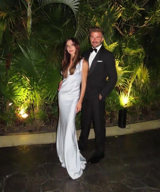 Victoria Beckham and David in Miami