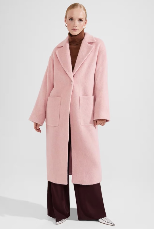 hobbs pink coat 