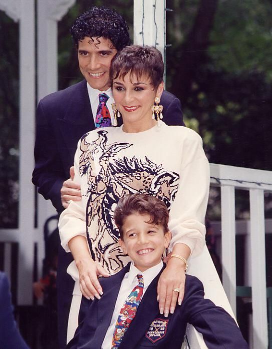 Shirley Ballas and ex husband Corky with their son Mark