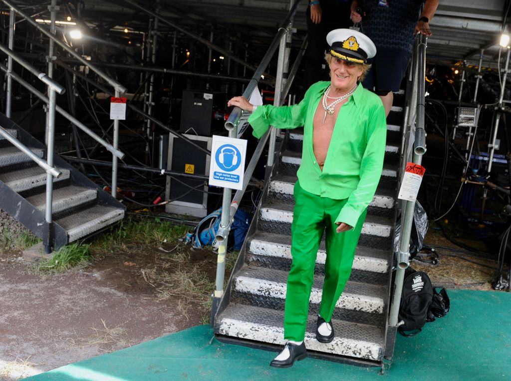 Rod Stewart wowed crowds at Glastonbury