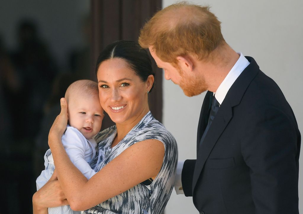 Meghan and Harry with baby Prince Archie