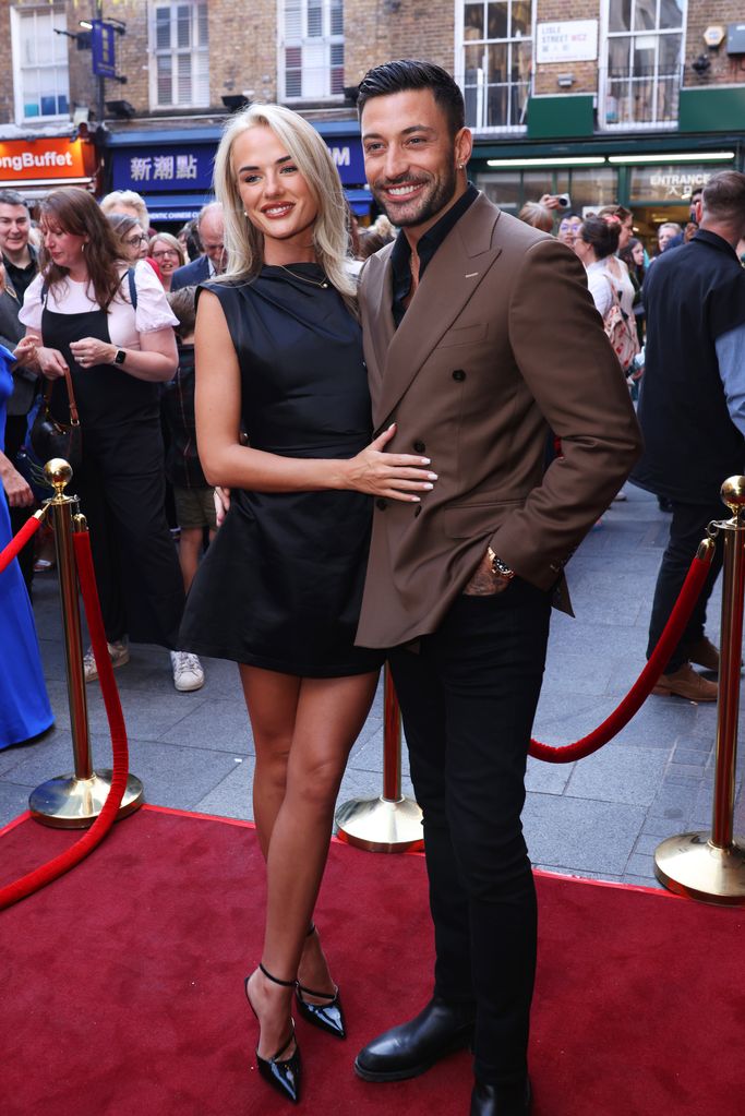 Molly Brown and Giovanni Pernice attend the World Premiere of "Man And Witch: The Dance Of A Thousand Steps" at the Prince Charles Cinema