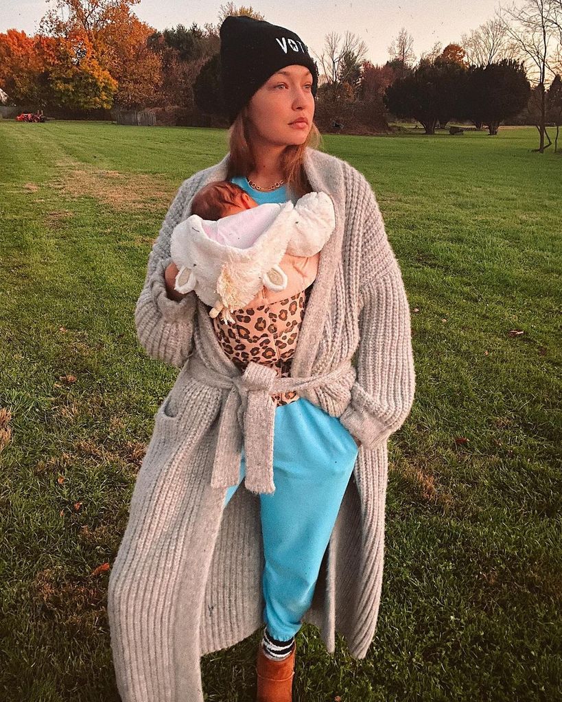 Gigi welcomed baby Khai in September 2020