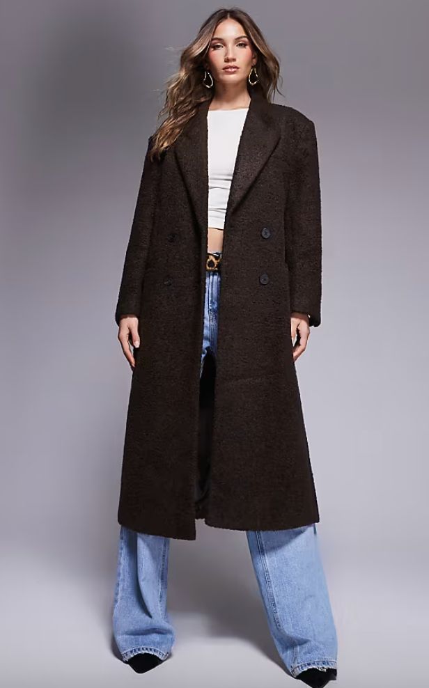 This ASOS brown coat is very similar