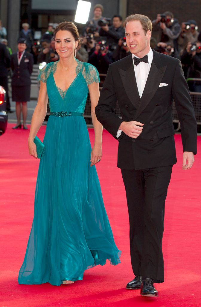 Prince William and Kate on red carpet