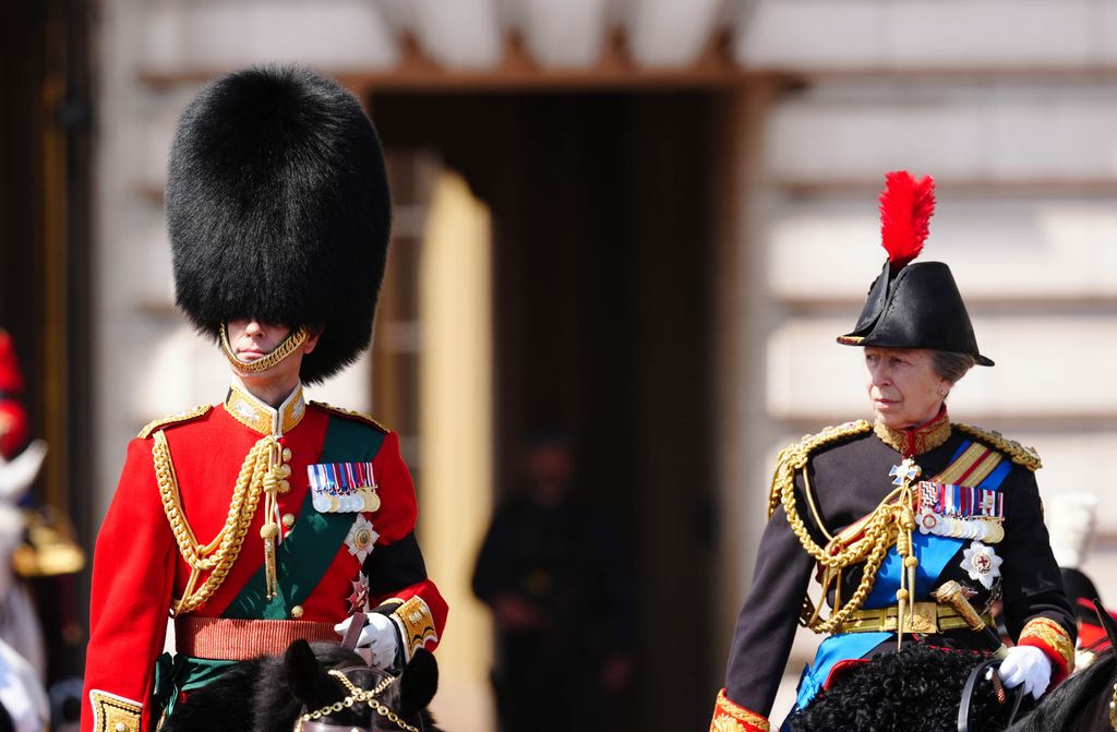 The Duke of Edinburgh and the Princess Royal leave Buckingham Palace ahead of Trooping the Colour ceremony in central London as King Charles III celebrates his official birthday.