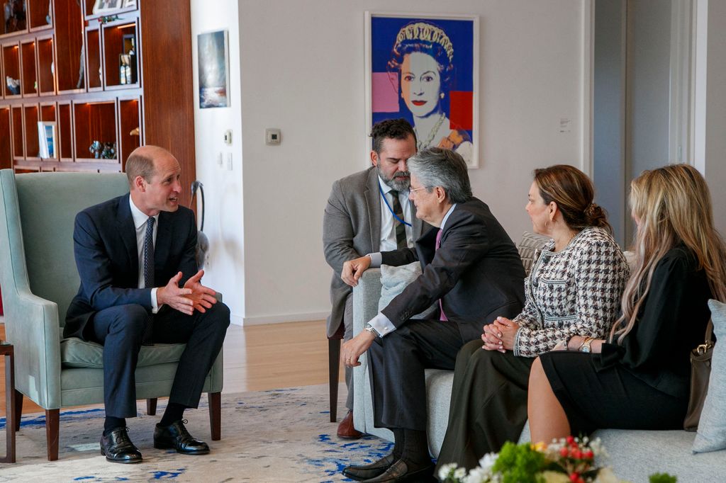 Prince William meeting with President of Ecuador