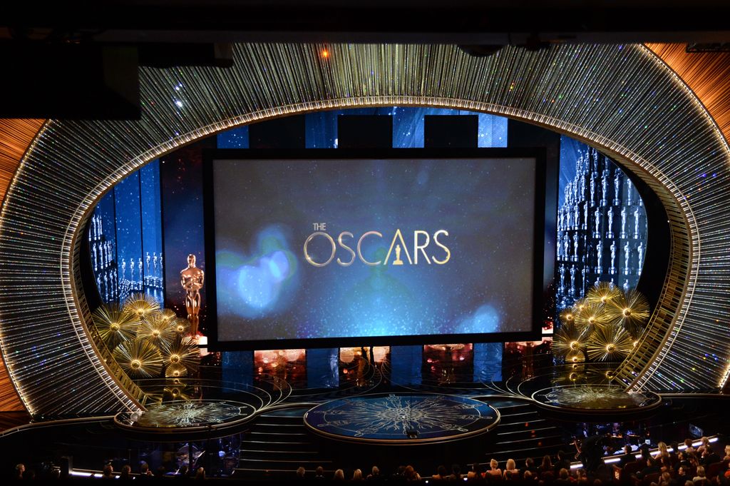View of the stage during the 88th Annual Academy Awards at the Dolby Theatre on February 28, 2016