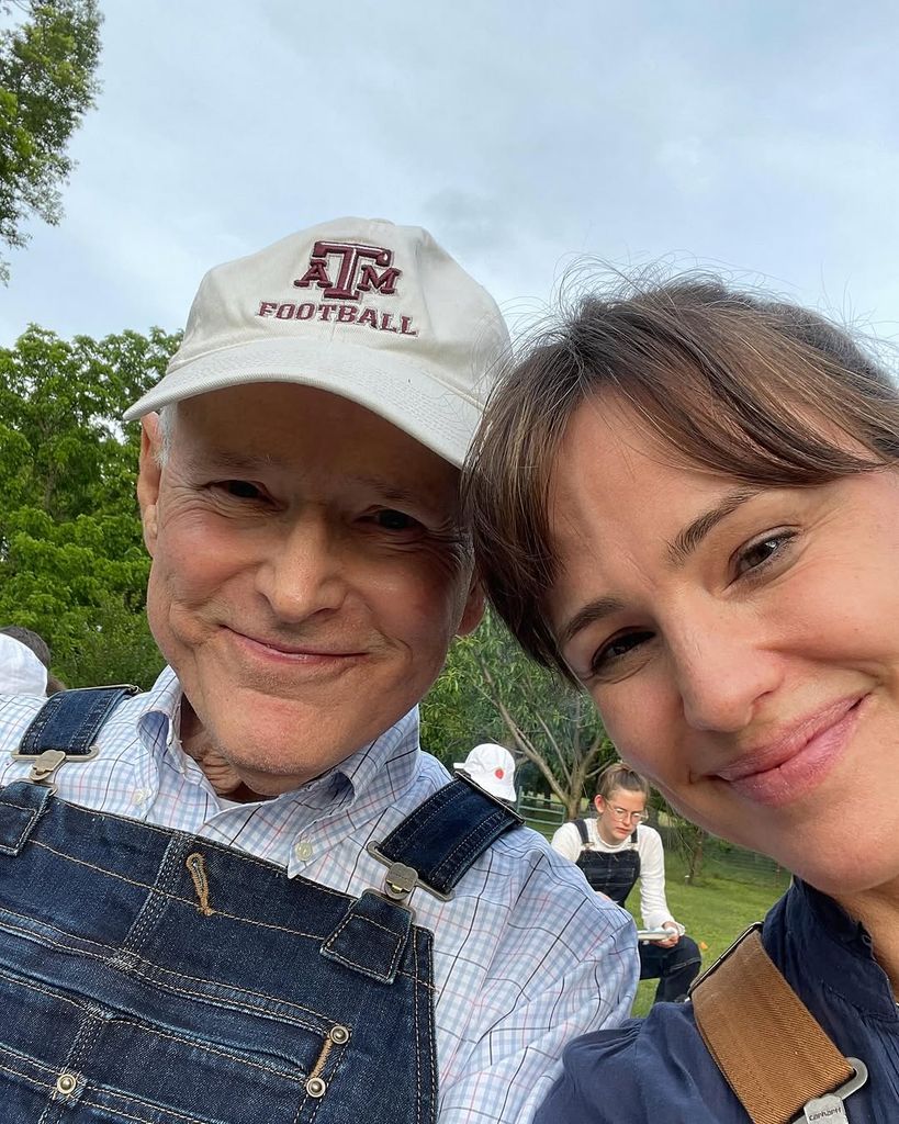 Photo of Jennifer and her late father