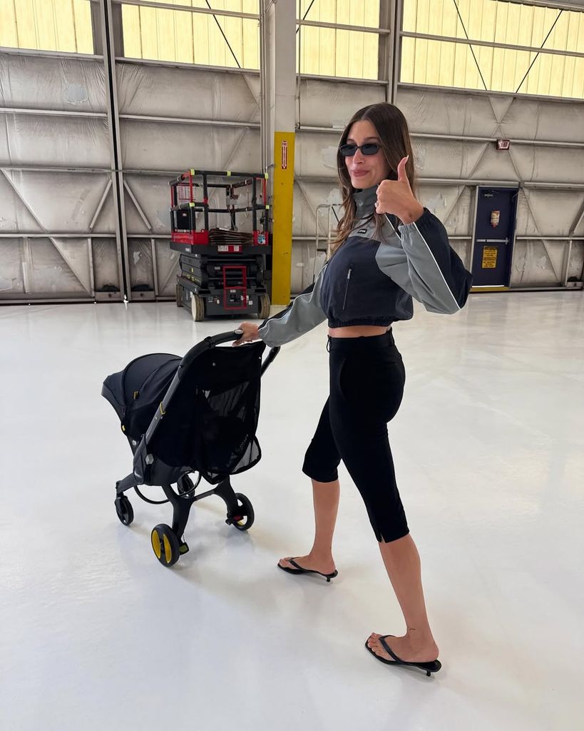 Hailey is a fashionable mom