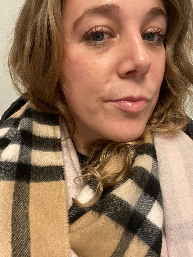 Mel selfie in a scarf