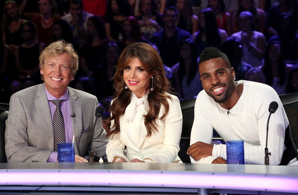 Resident judges Nigel Lythgoe, Paula Abdul and Jason Derulo on SO YOU THINK YOU CAN DANCE