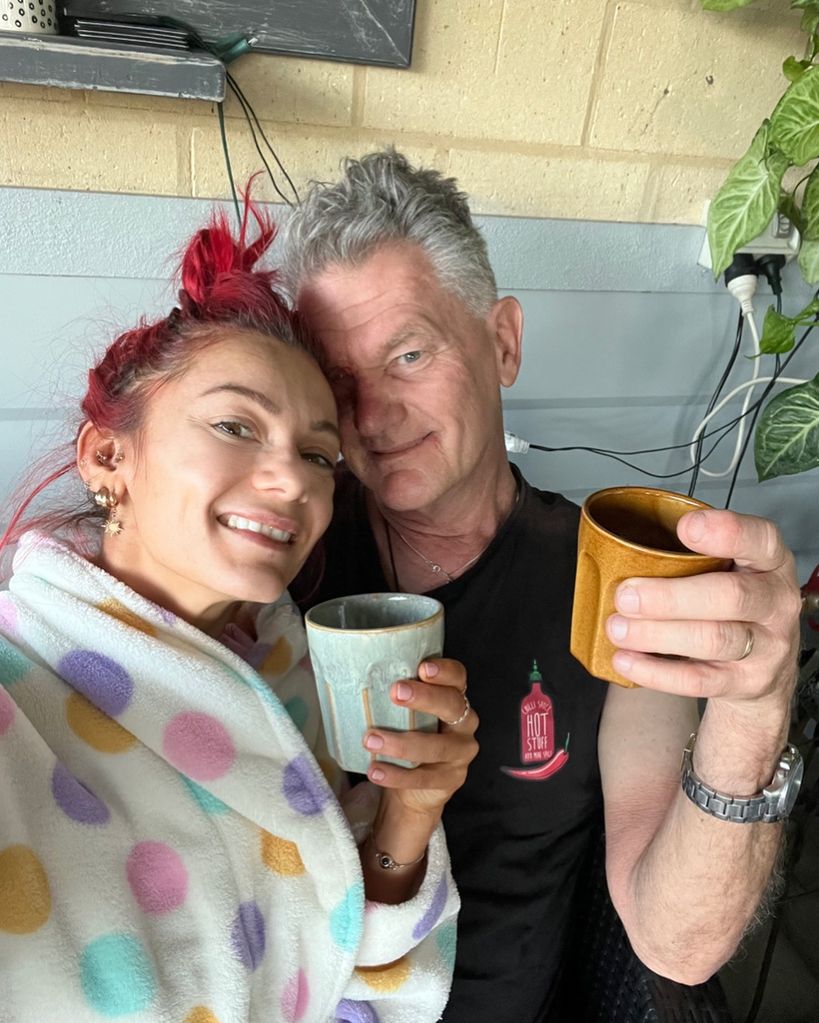 Dianne pictured with her dad Mark 