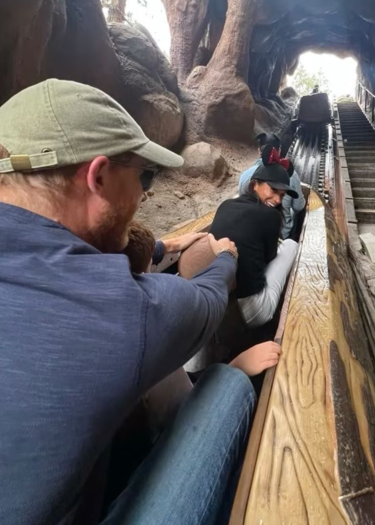 The Duke and Duchess of Sussex at Disneyland