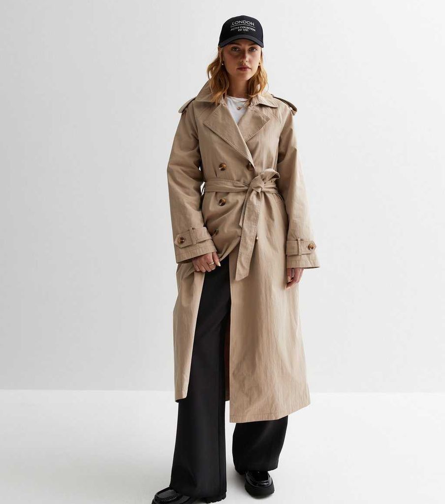 New Look Belted Longline Trench Coat