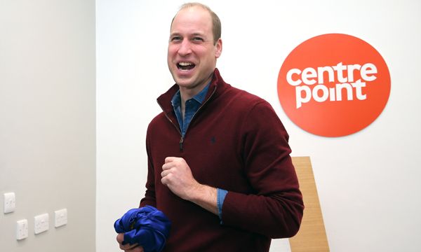 prince william at charity event