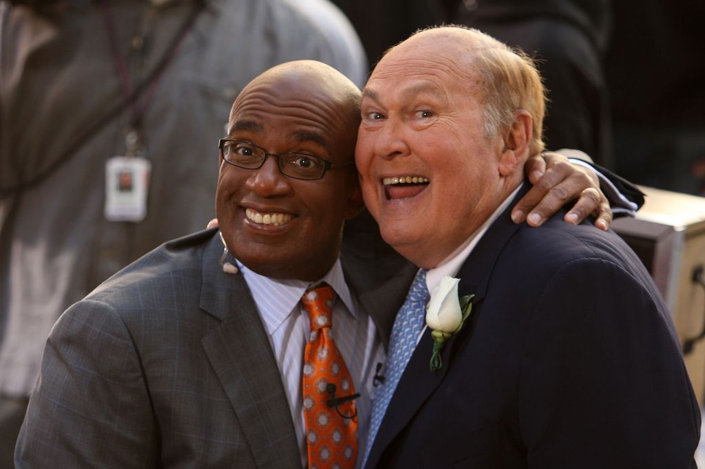Co-hosts Al Roker and Willard Scott appear on NBC's "Today" at Rockefeller Center on July 14, 2009 in New York City