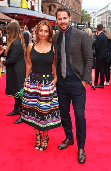jamie redknapp and louise on red carpet