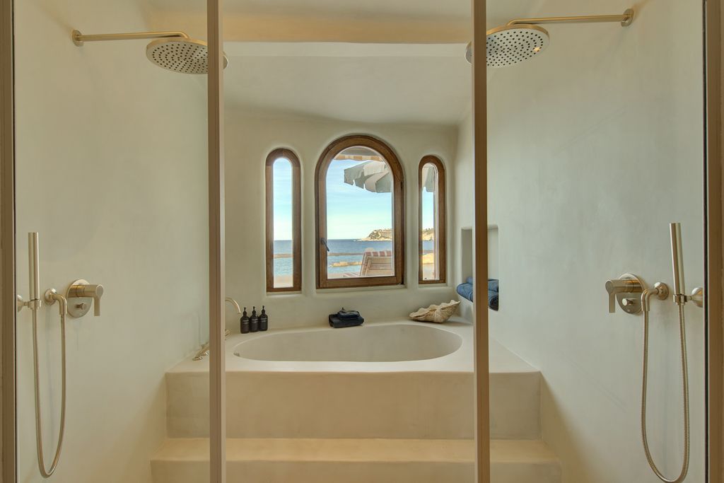  Fincadelica Xarraca bathroom in Ibiza 