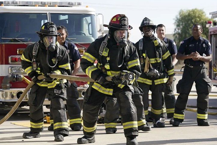 Chicago Fire photo with Johnny Wactor