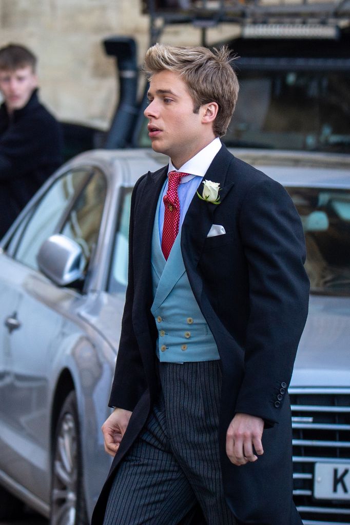 Ed McVey as Prince William at the royal wedding
