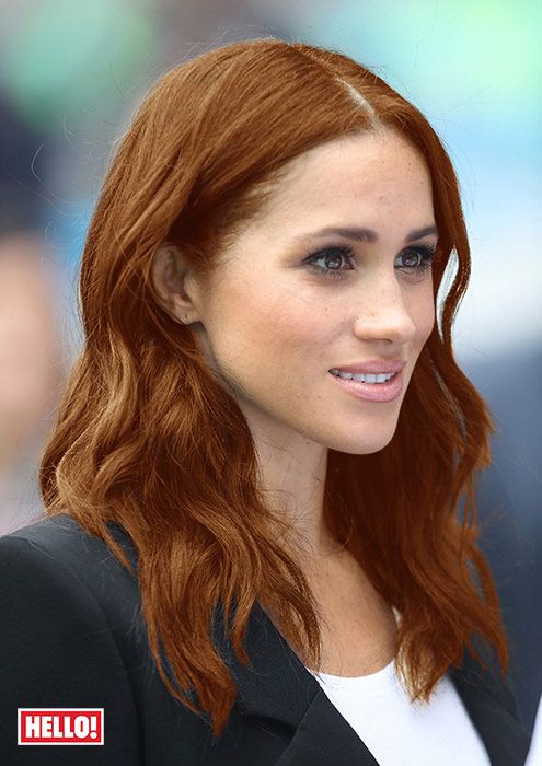 meghan with ginger hair