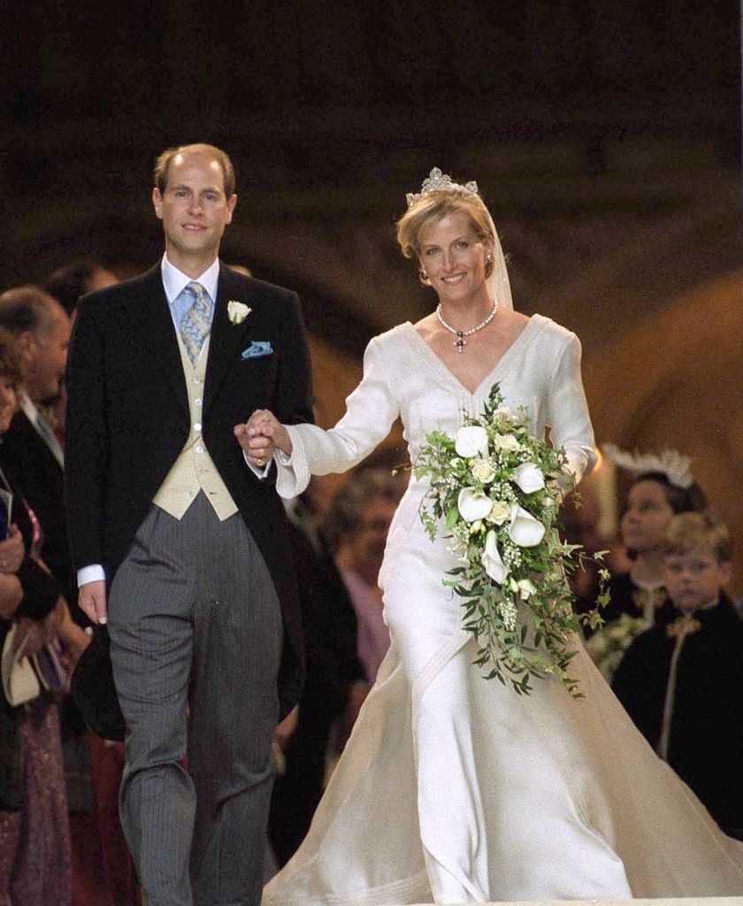 Prince Edward and Sophie on their wedding day