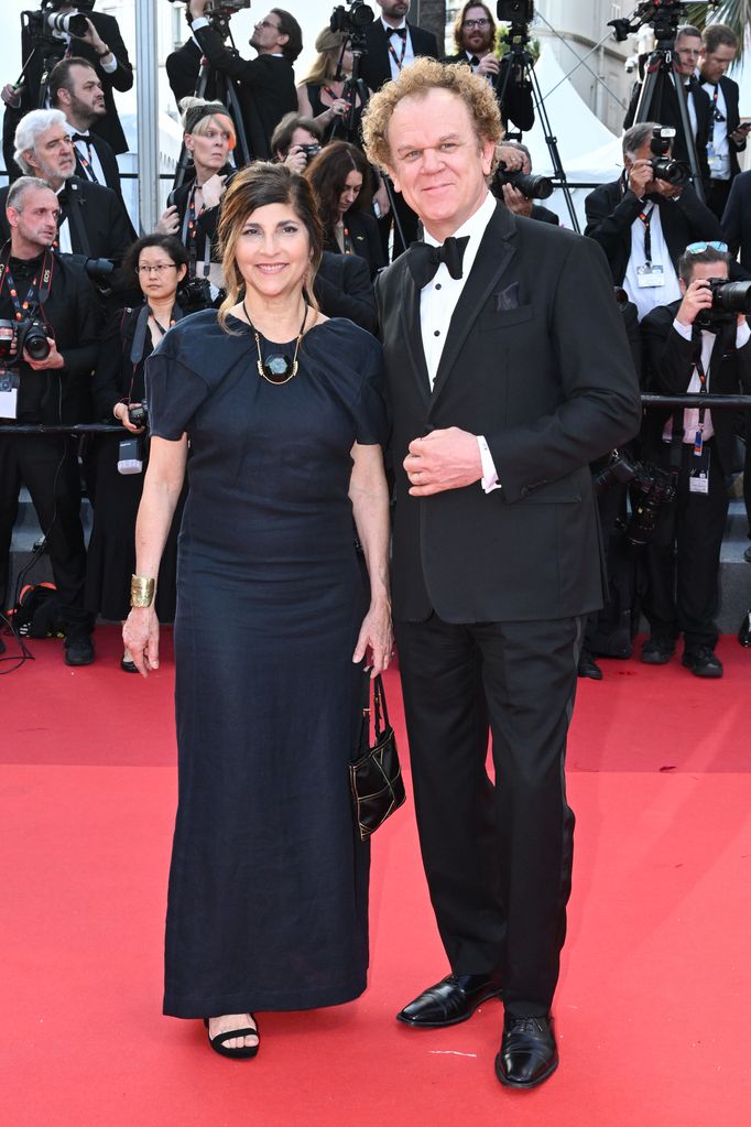 John Reilly and his wife Alison on the red carpet