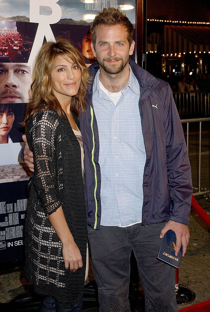 Jennifer Esposito and Bradley Cooper at the Babel premiere. 