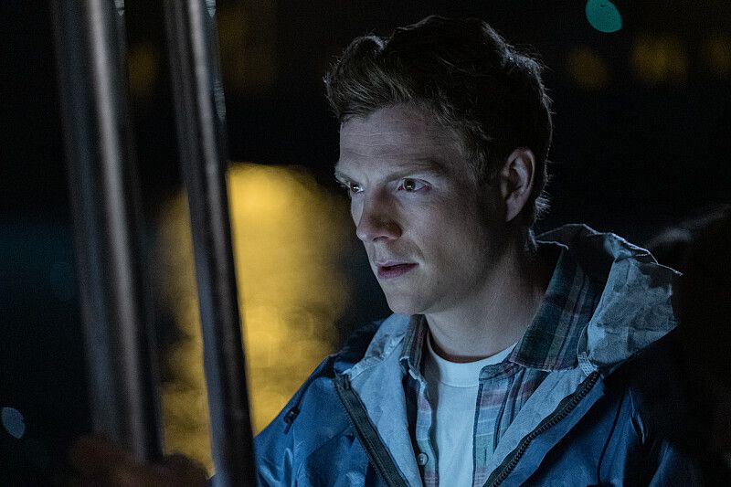 close-up of young man