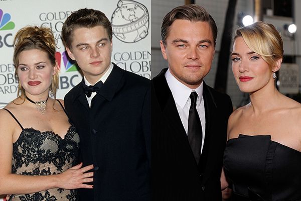 leonardo dicaprio kate winslet then and now
