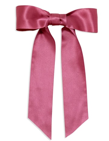 Jennifer Behr Virginia Bow Hair Clip In Pink