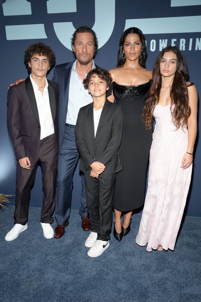 Matthew McConaughey and Camila Alves make rare appearance with all ...