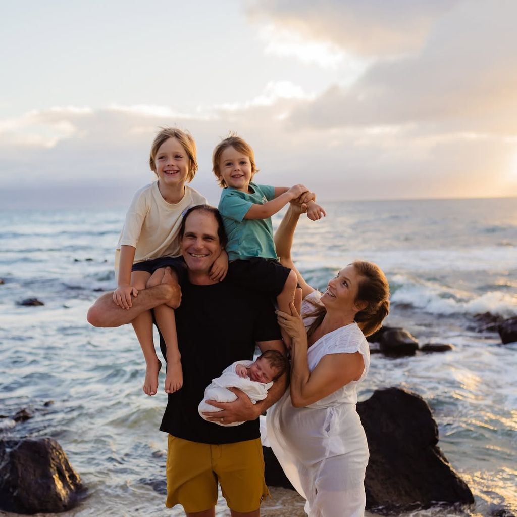 Julia Mancuso et sa famille