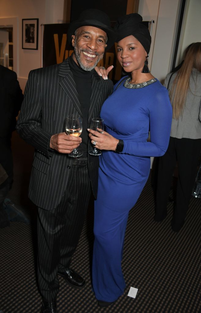 Danny John-Jules and Petula Langlais attend the inaugural Visionary Honours Awards at BAFTA Piccadilly on February 8, 2019 
