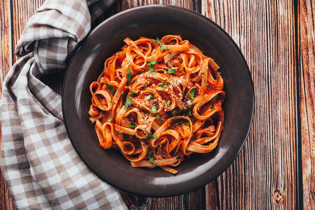 bowl of spaghetti bolognese 