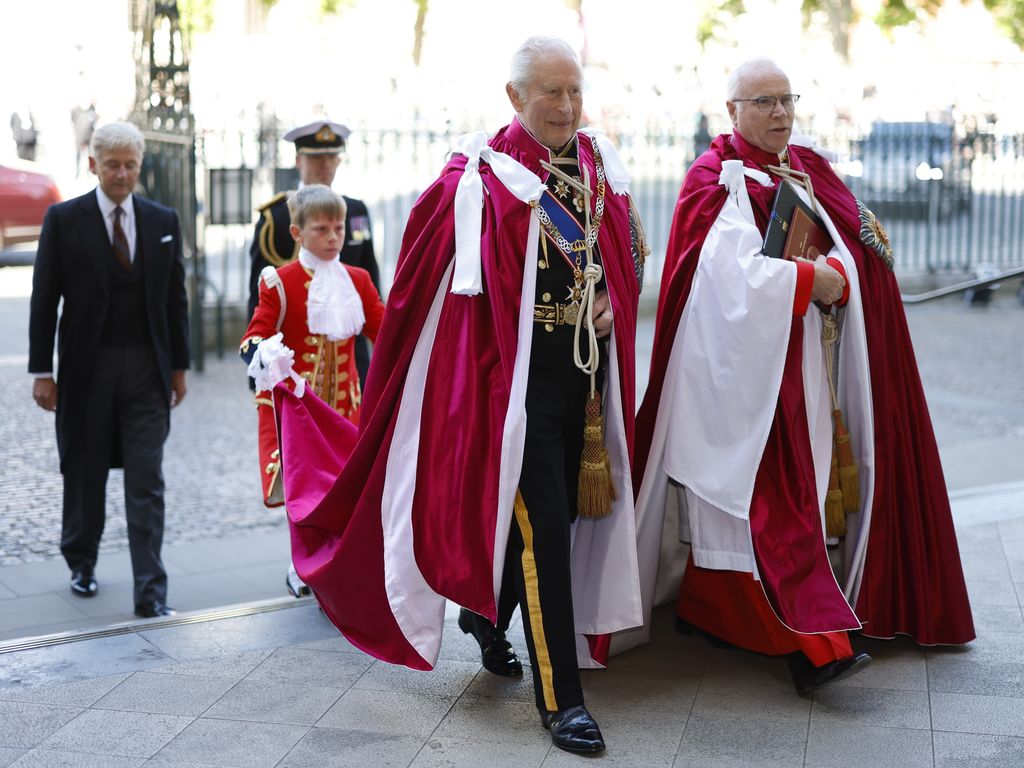 King Charles attends the Order of the Bath Service at Westminster Abbey
