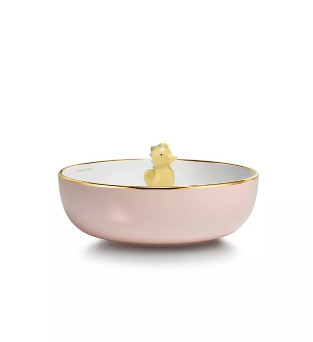 Seahorse Soup Bowl in Bone China
